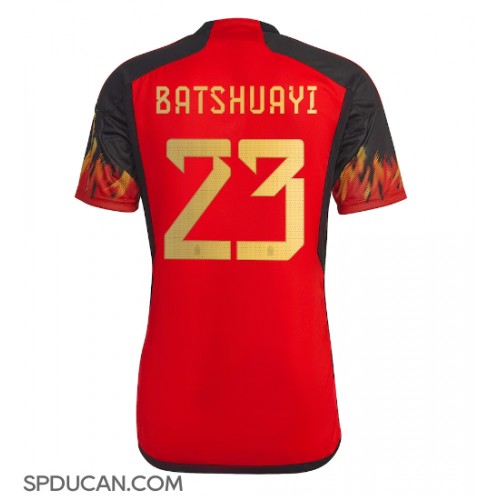 Muški Nogometni Dres Belgija Michy Batshuayi #23 Domaci SP 2022 Kratak Rukav